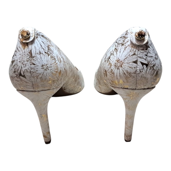 Michael Kors Dorothy Flex Floral Leather Pump Size 10M - Picture 14 of 16